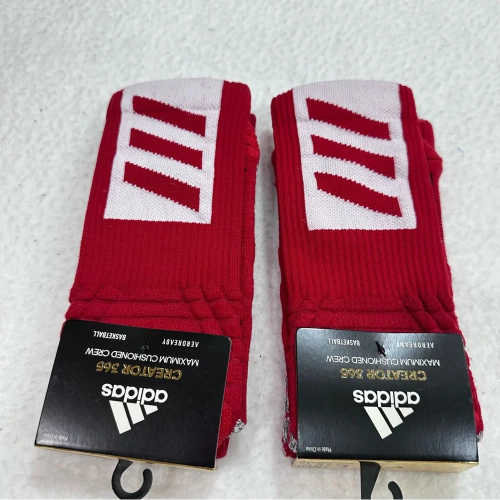 Red Adidas Socks